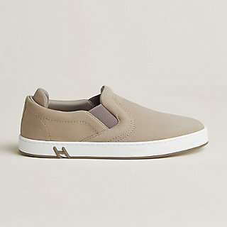 【控えめな[H]】HERMES slip-onスニーカー Lucky 白 Lucky slip-on sneaker | Hermès Finland